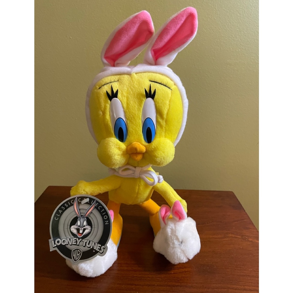 Warner Bros. Tweety Bird Bunny Ears & Slippers - Picture 1 of 13